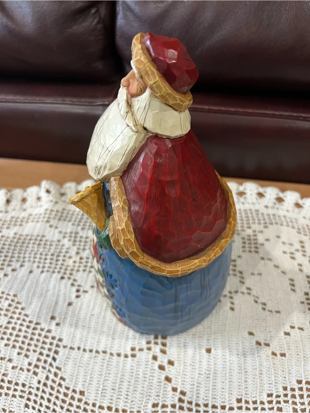 Jim Shore 2002 Heartwood creek Santa holding bell. Excellent condition. 10” tall